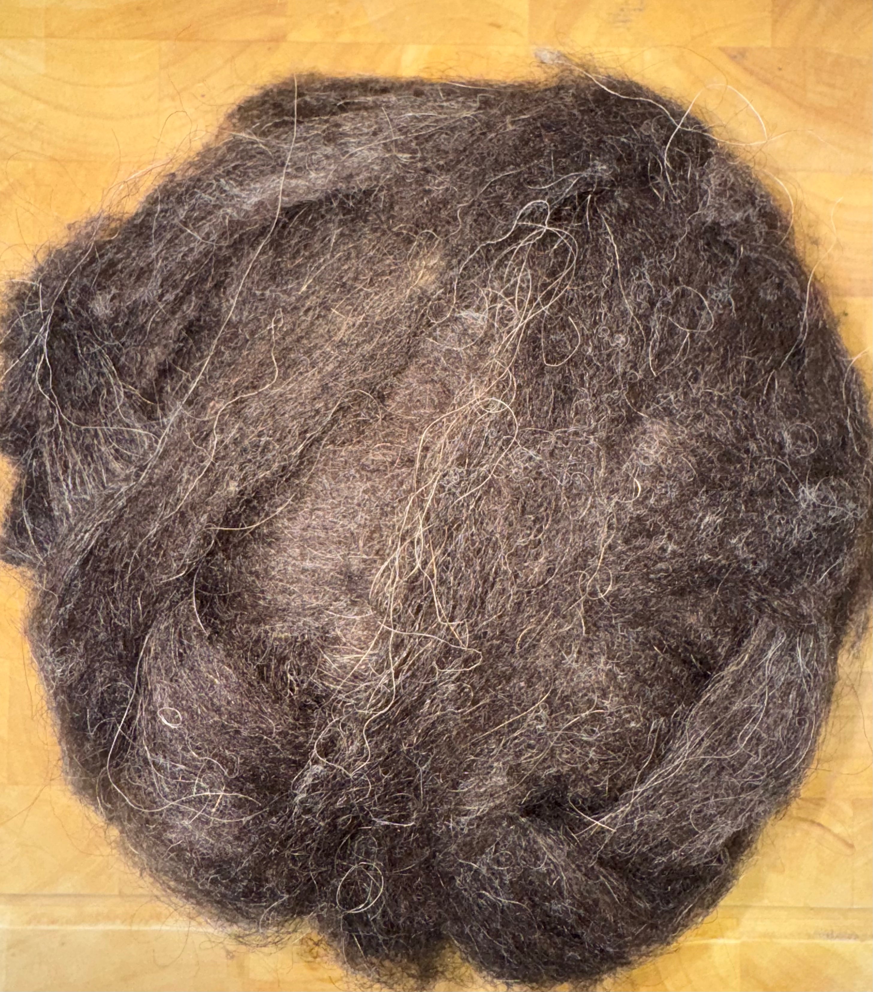 Roving 4oz ball Natural Heather Jacob