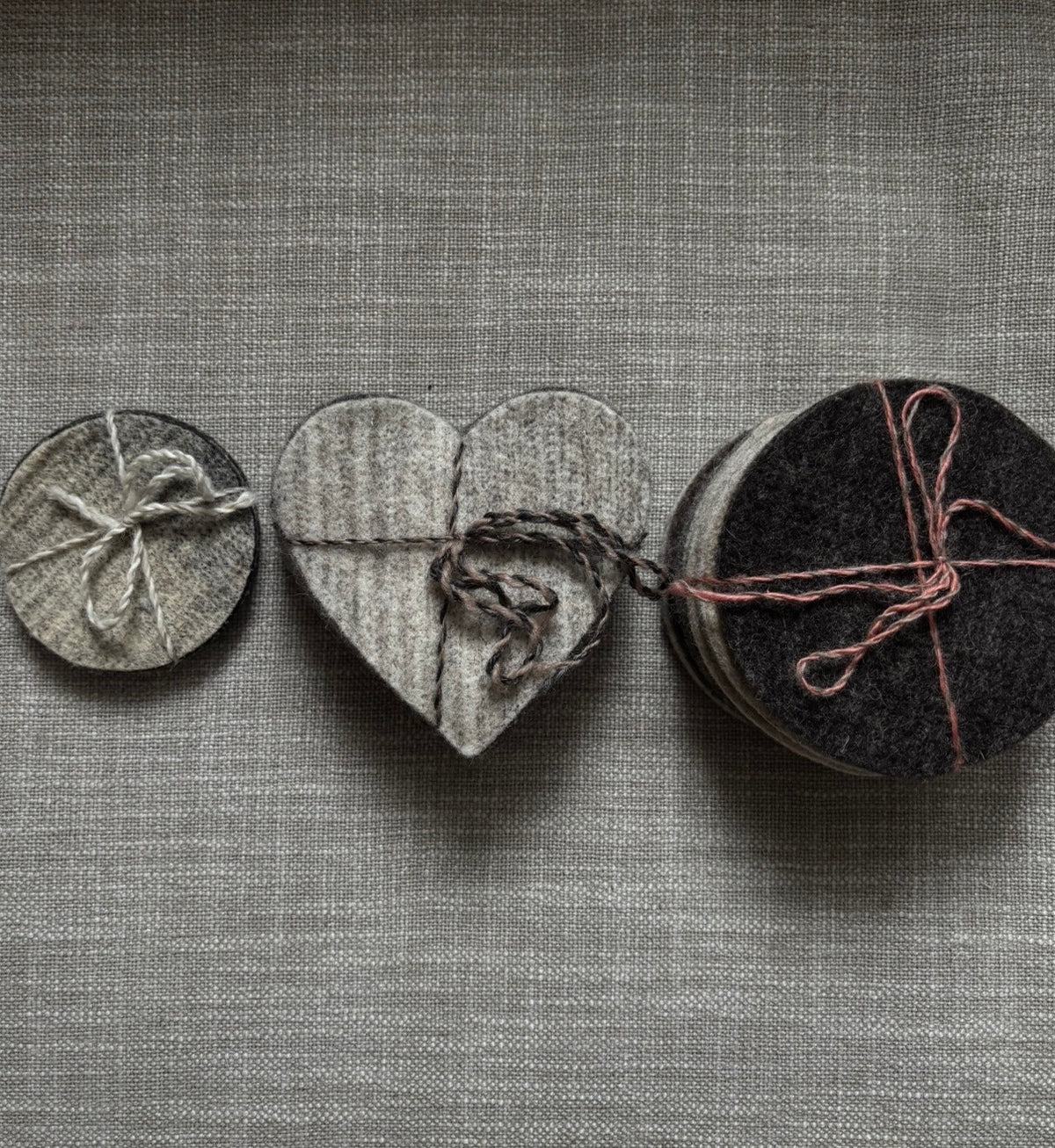 Wool Felted Coasters