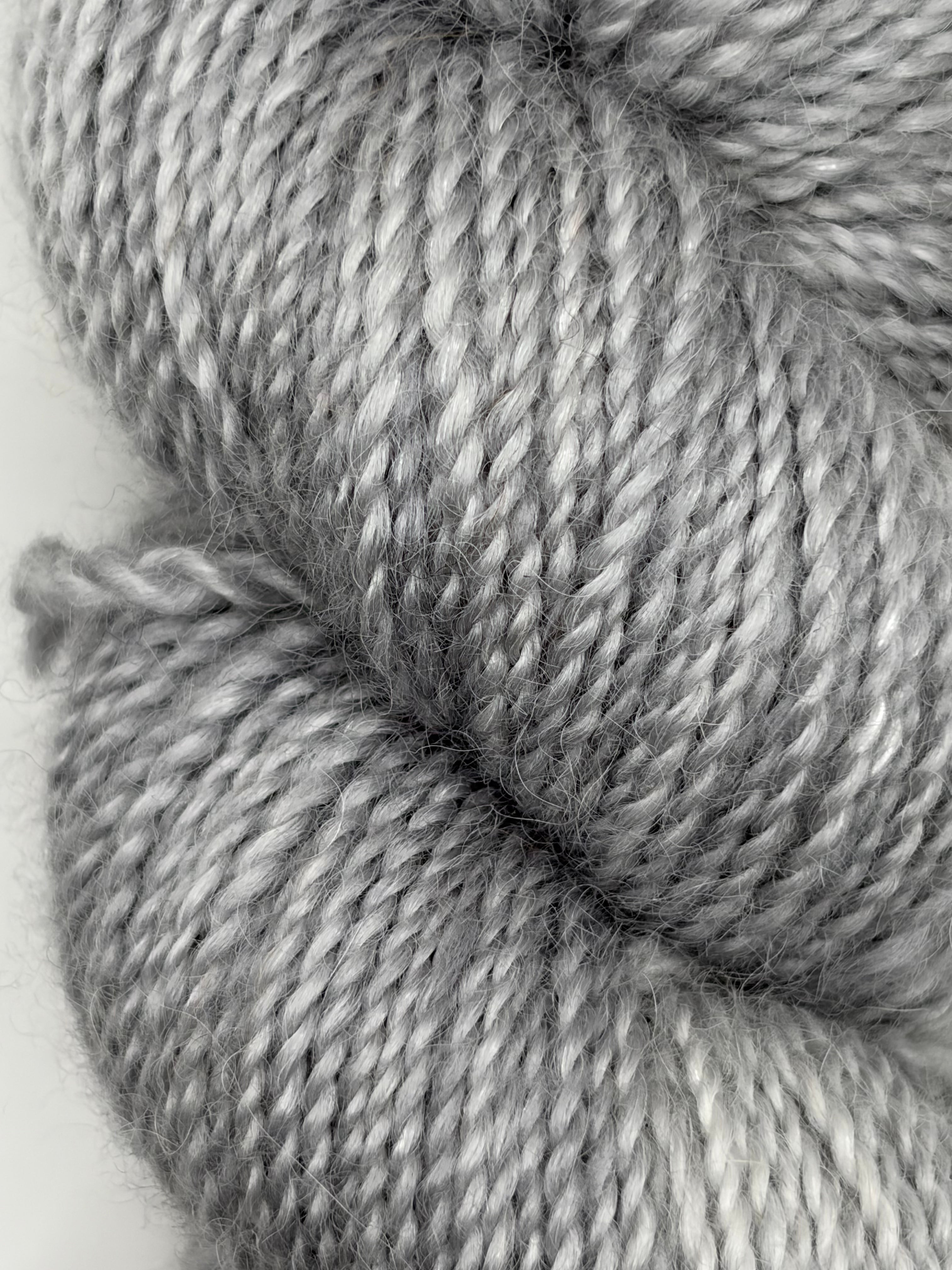 Alpaca- 2-ply Sport - Silver